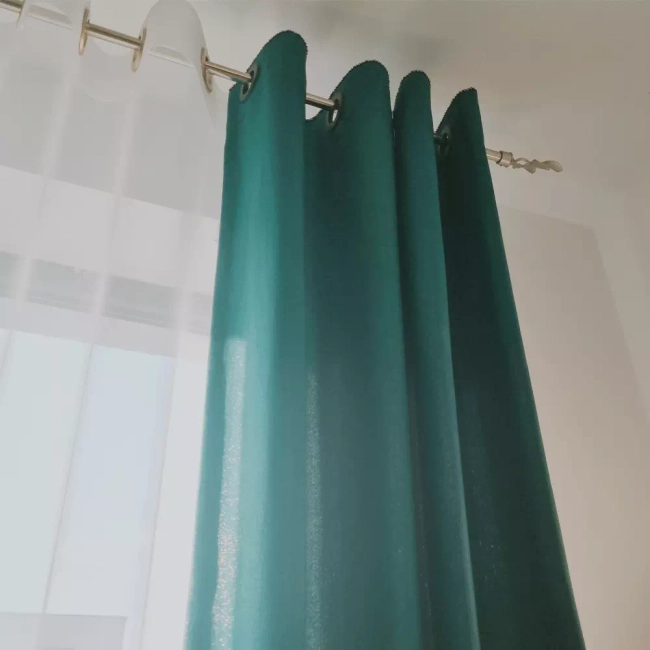 ZASŁONY GOTOWE USZYTE - KOMPLET - 140x245 CM - PRZELOTKI